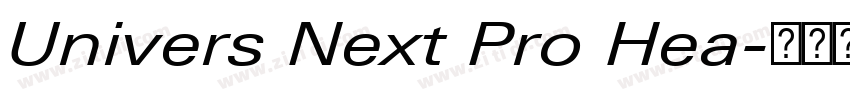 Univers Next Pro Hea字体转换